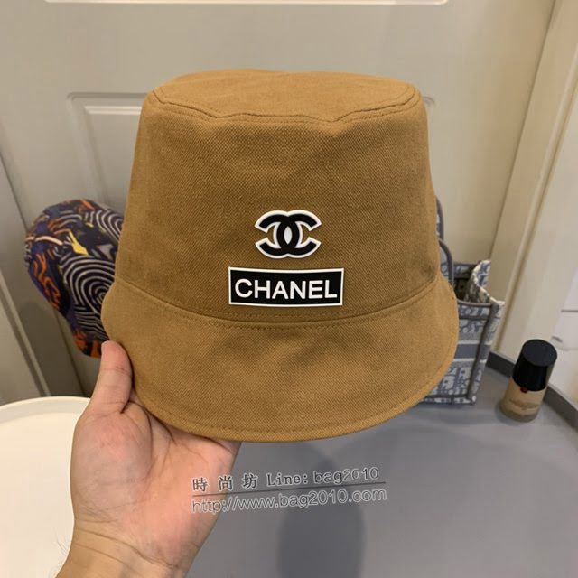 Chanel新品女士帽子 香奈兒不對稱簡約漁夫帽遮陽帽  mm1688